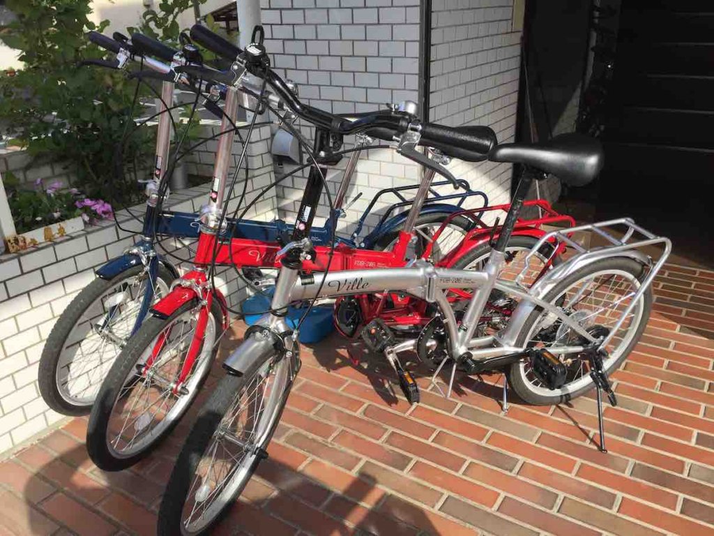レンタサイクル-折畳み自転車
