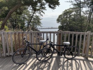 城ヶ崎海岸とレンタサイクル